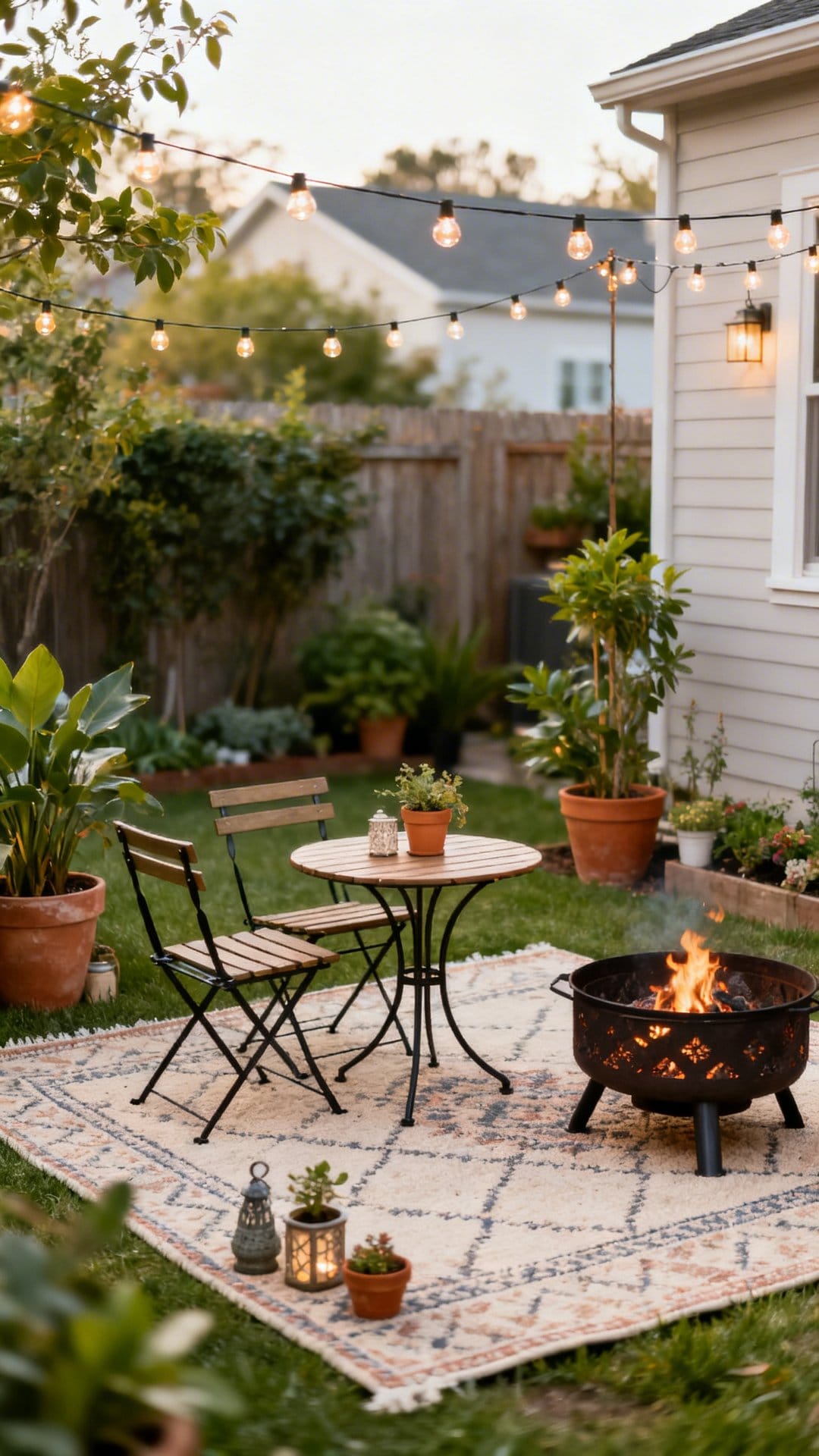 Use Outdoor Rugs To Define Zones