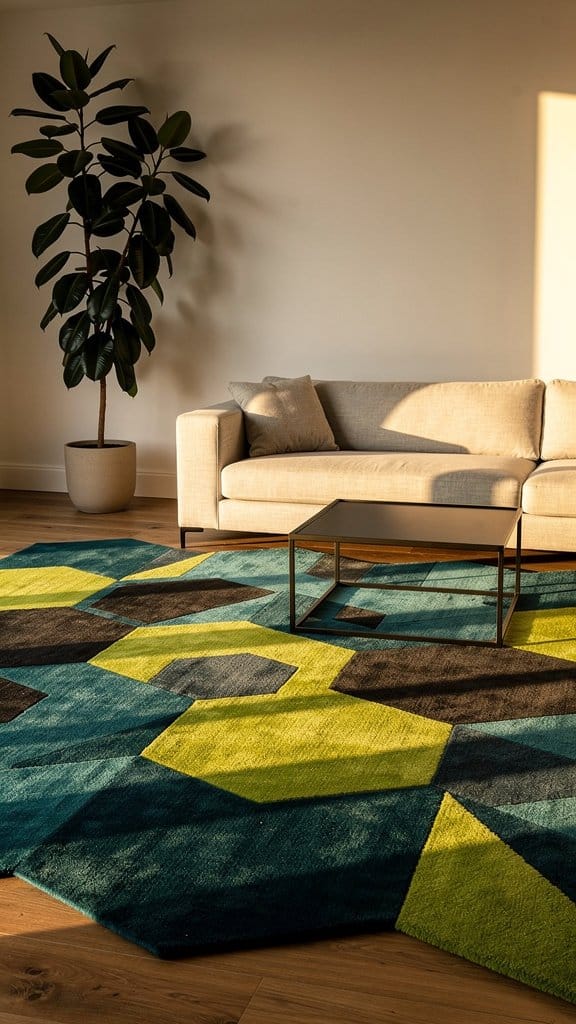 Abstract Hexagons That Steal the Show