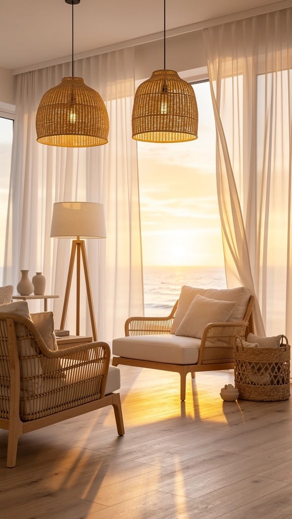 Add Casual Beach-Inspired Lighting