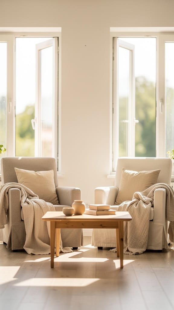 Add Cozy Throws in Lightweight Layers