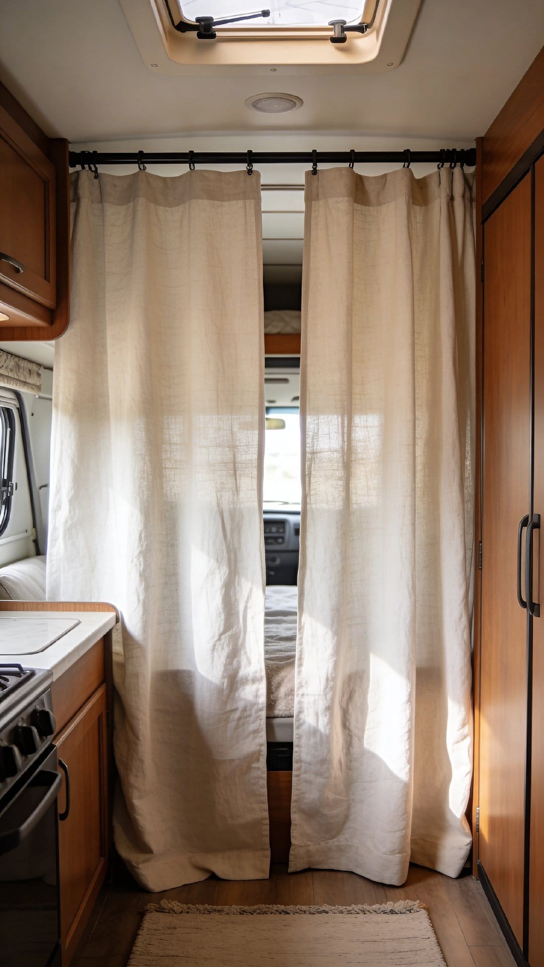 Add Curtains or Dividers for Privacy