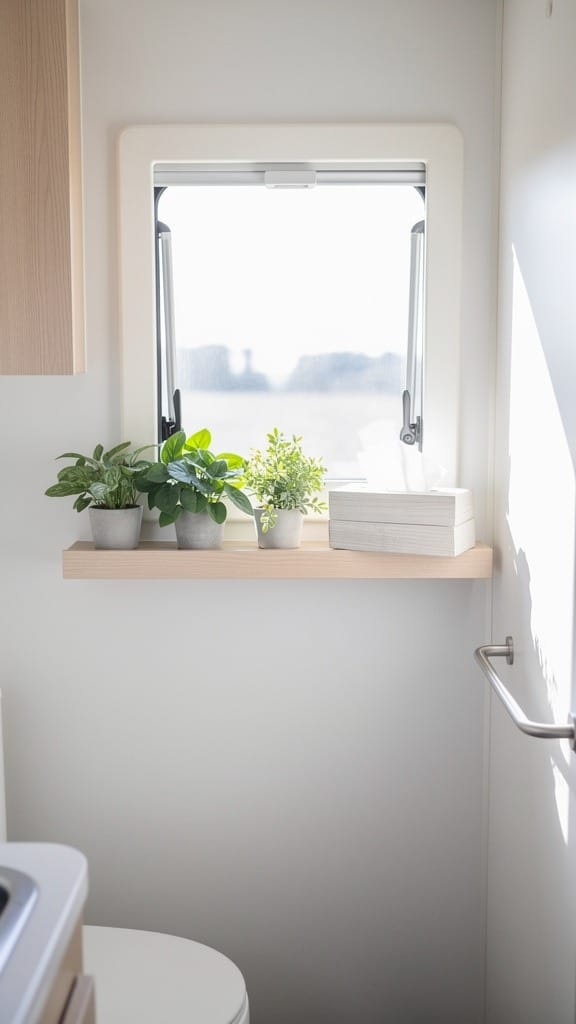 Add Floating Shelves Above Windows