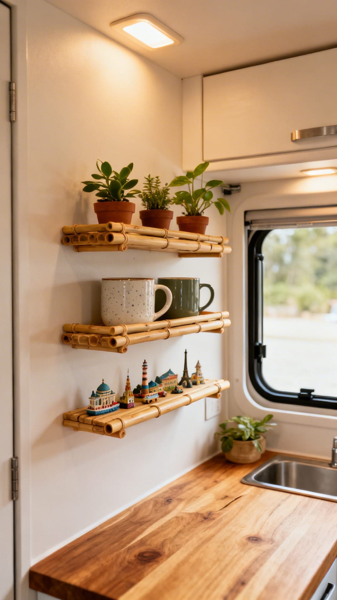 Add Floating Shelves