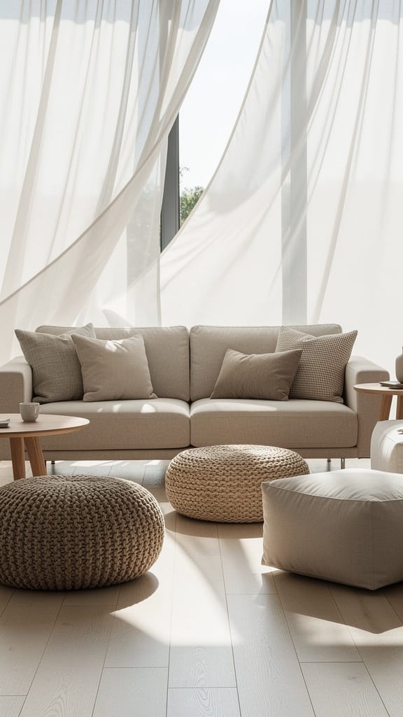 Add Lightweight Ottomans and Poufs