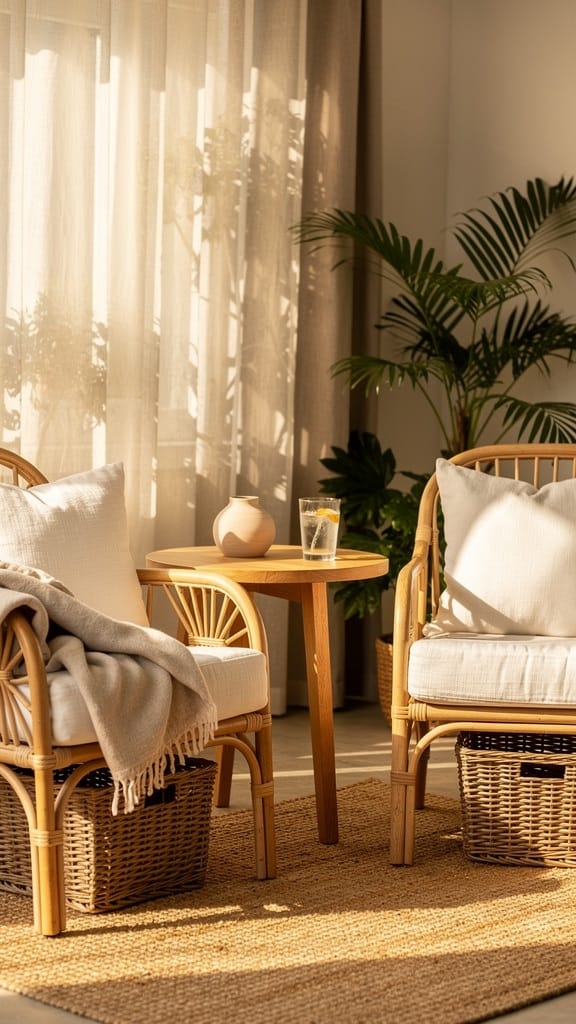 Add Rattan and Wicker Accents