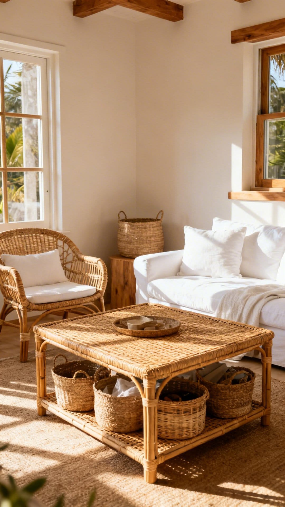 Add Rattan or Wicker Furniture