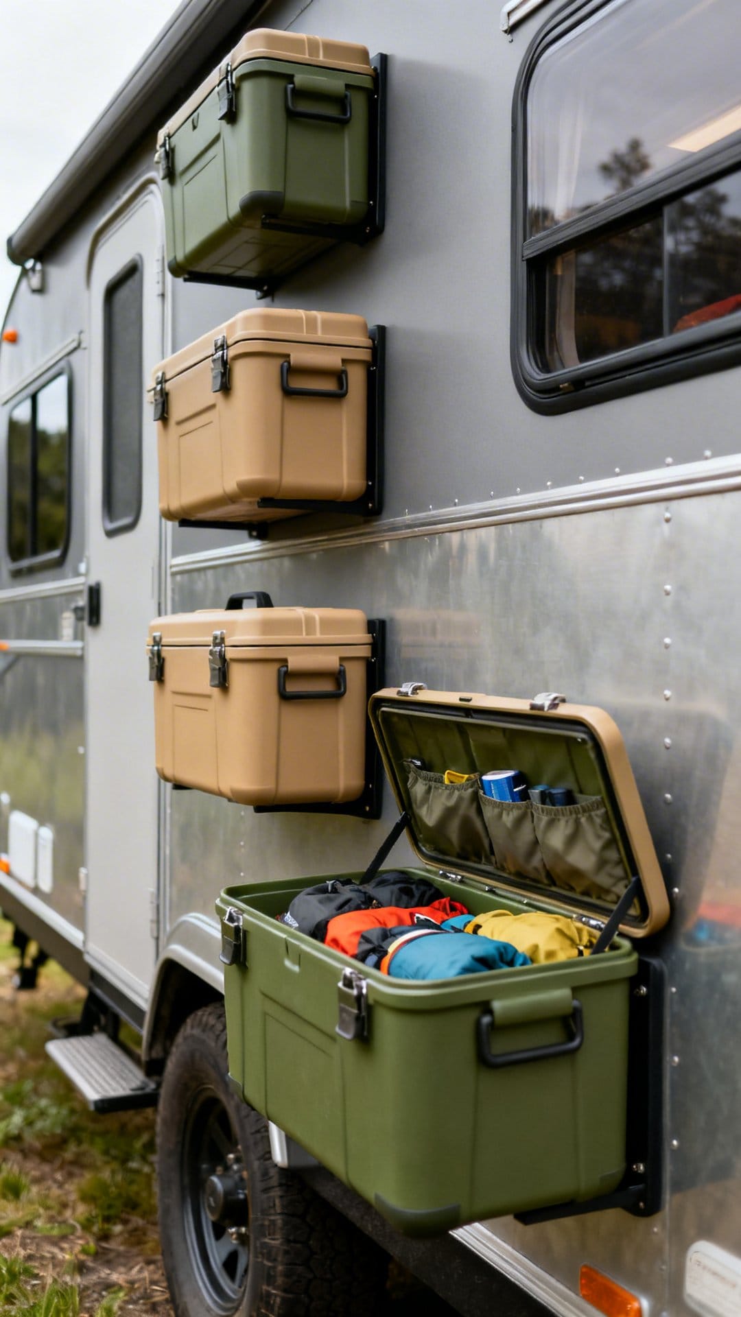 Add Storage Boxes to the Exterior