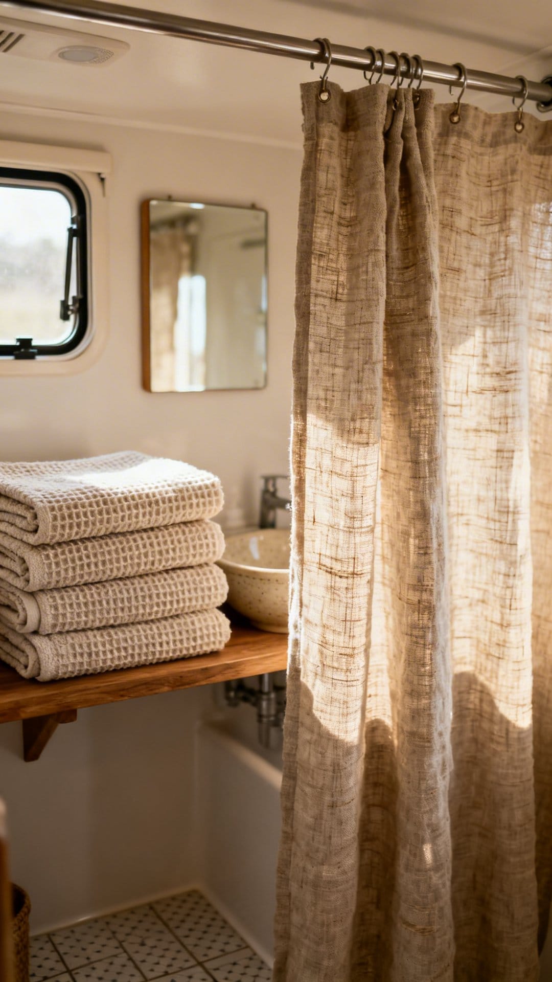 Add Texture With Towels and Textiles