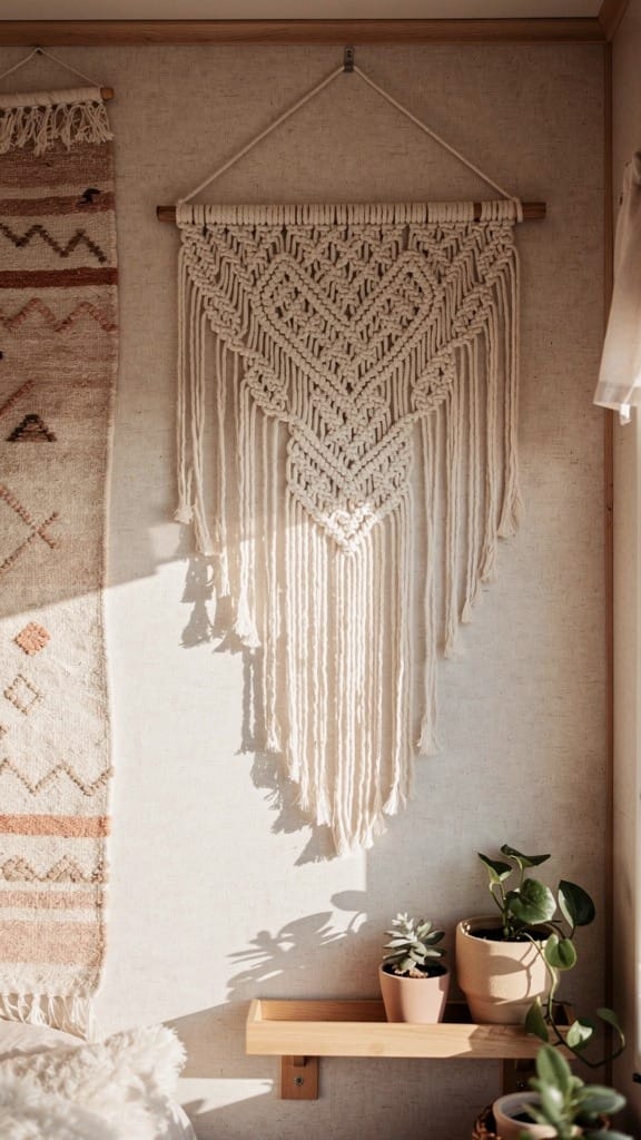 Add Textured Wall Hangings