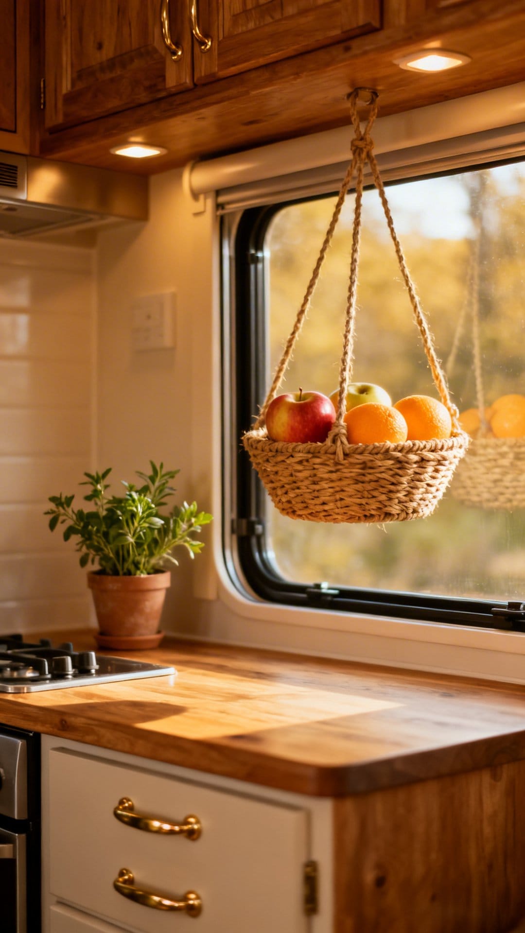 Add a Hanging Fruit Basket