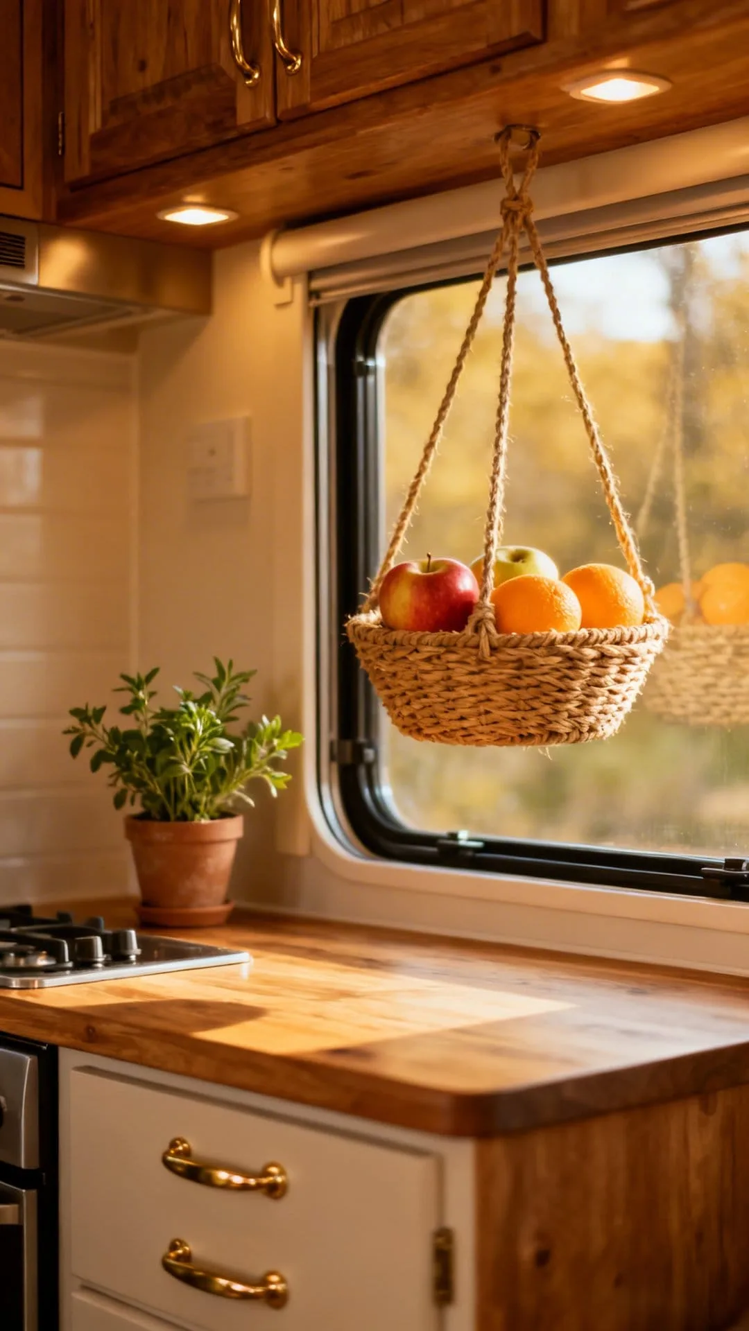 Add a Hanging Fruit Basket