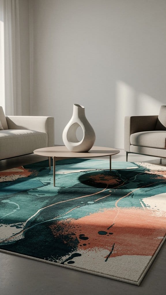Add a Pop of Personality With Abstract Art Rugs