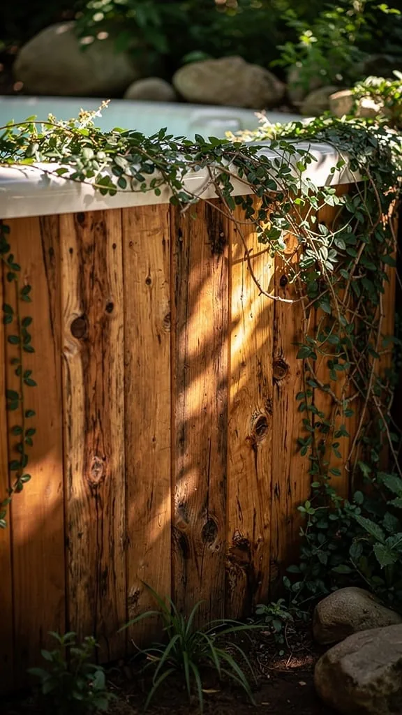Add a Rustic Wooden Fence