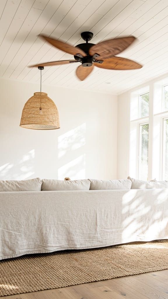 Add a Statement Ceiling Fan