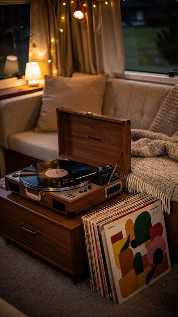 Add a Vintage Radio or Record Player