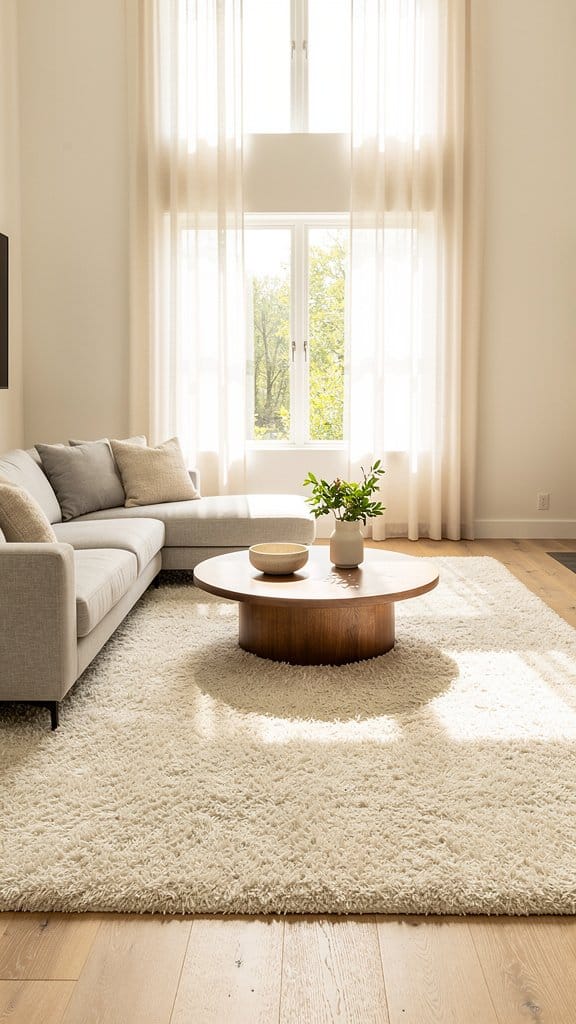 Anchor With an Oversized Area Rug