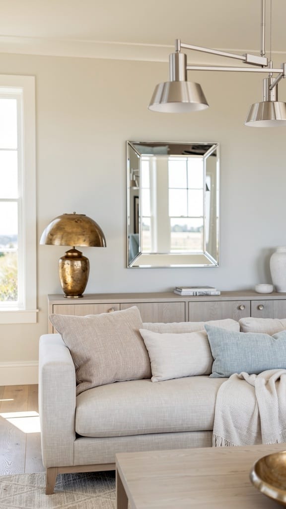 Balance With Cool Metallics