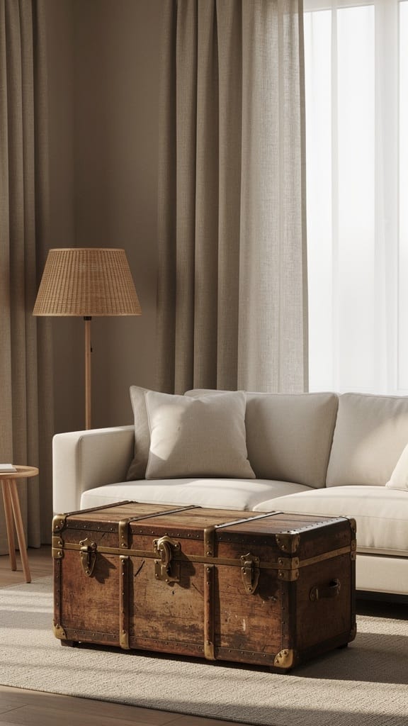 Blend Vintage Finds with Modern Lines