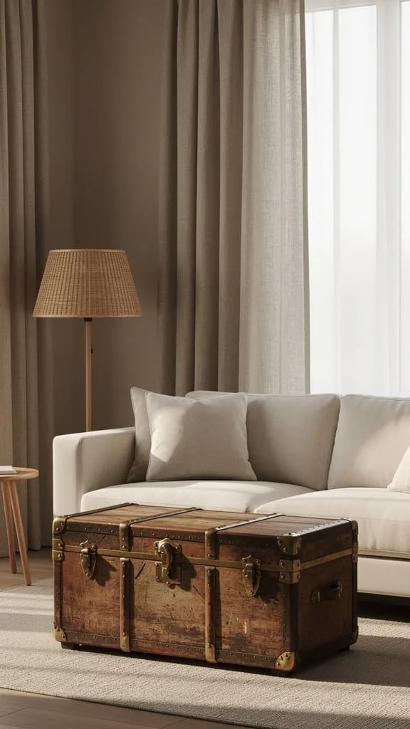 Blend Vintage Finds with Modern Lines