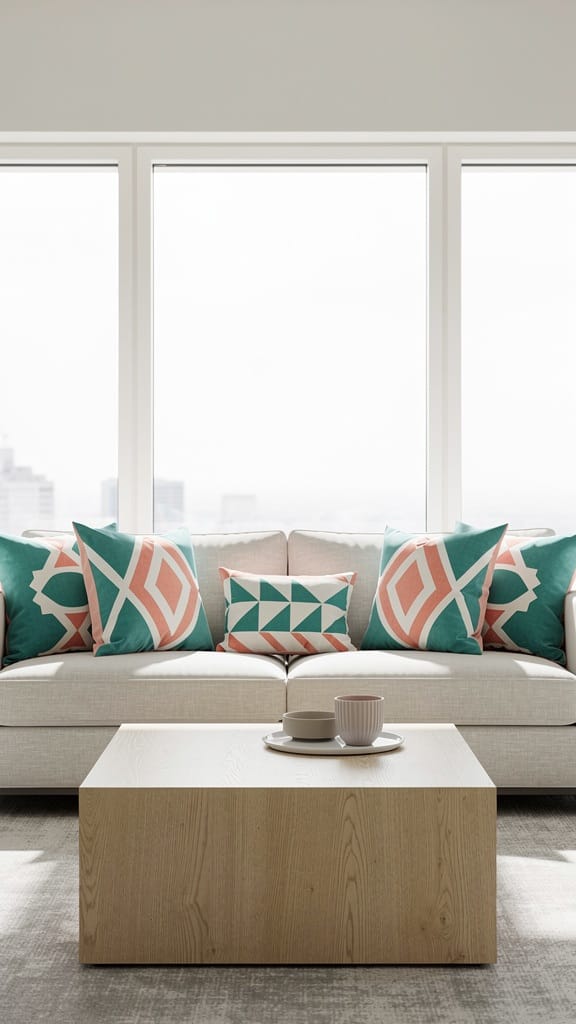 Bold Geometric Pillows