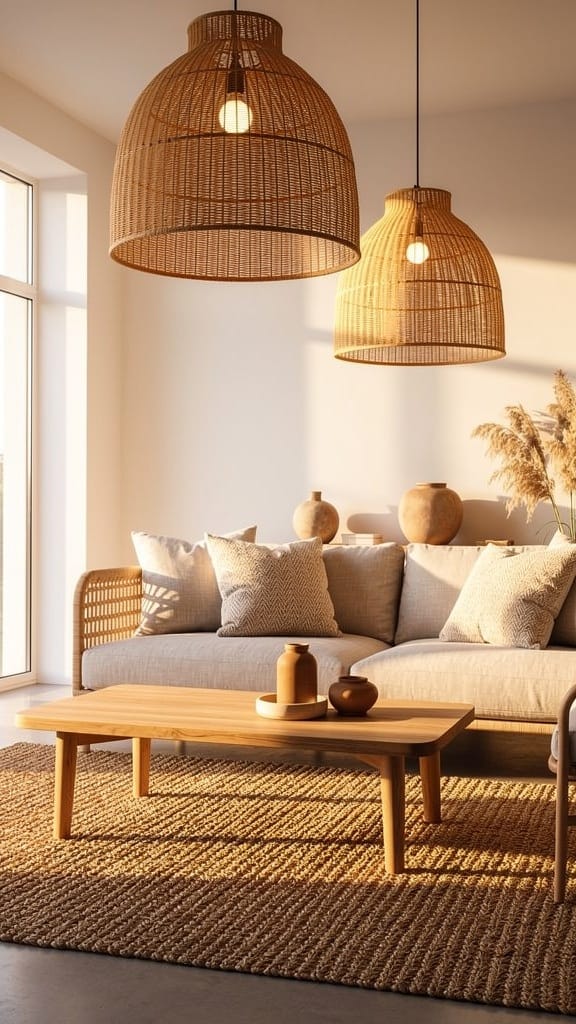 Breezy Lighting with Natural Textures