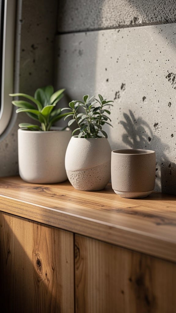 Bring in Stone or Concrete Accents