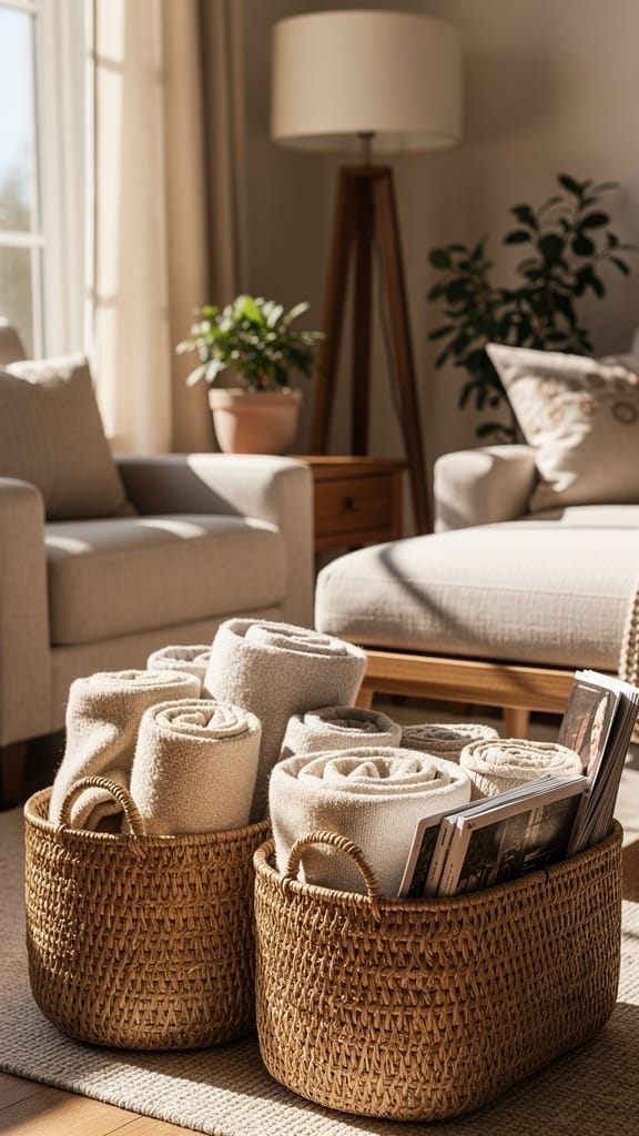 Bring in a Woven Basket or Two