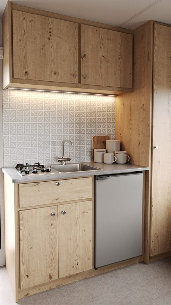 Build a Removable Backsplash