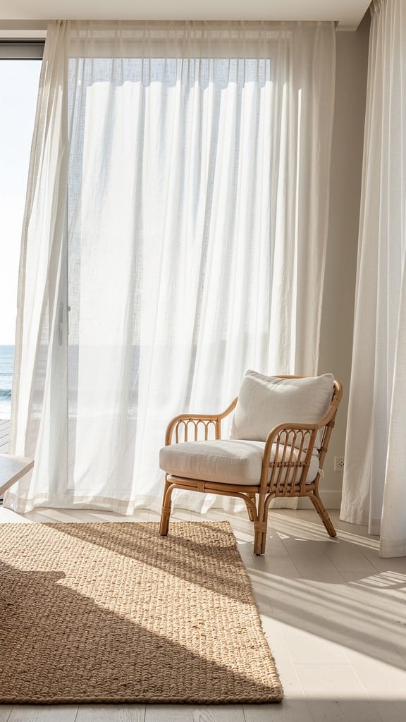 Classic White Linen Curtains