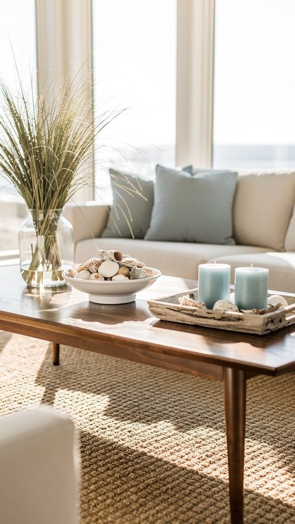 Coastal Coffee Tablescapes