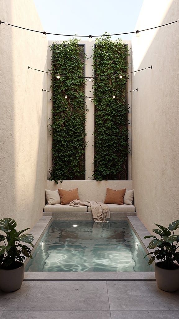 Compact Courtyard Spa