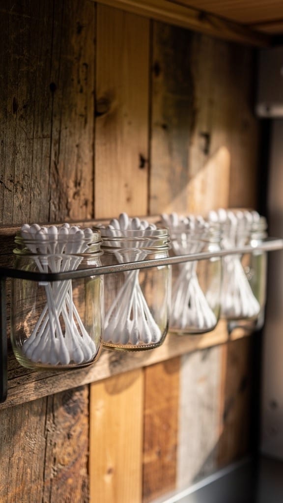 Convert Mason Jars into Mounted Holders