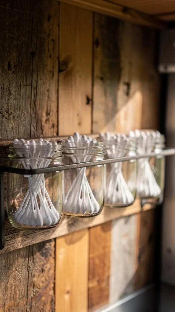 Convert Mason Jars into Mounted Holders