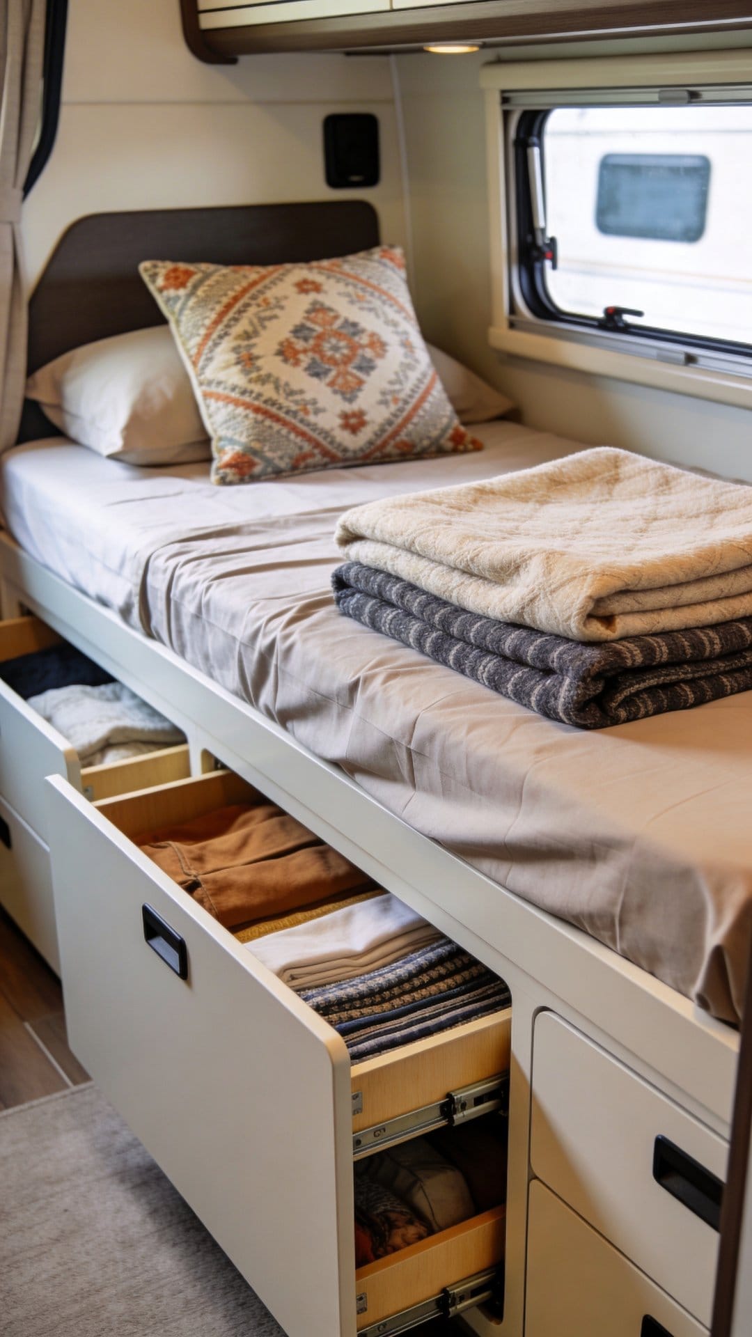 Create Hidden Storage Under the Bed