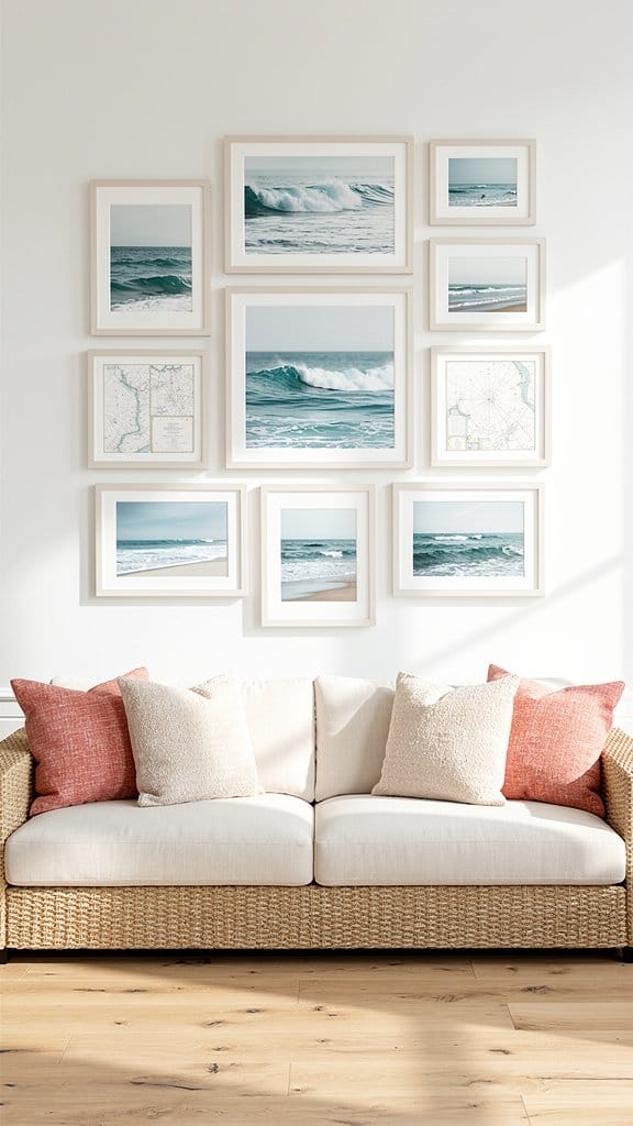 Create a Gallery Wall With Coastal Finds