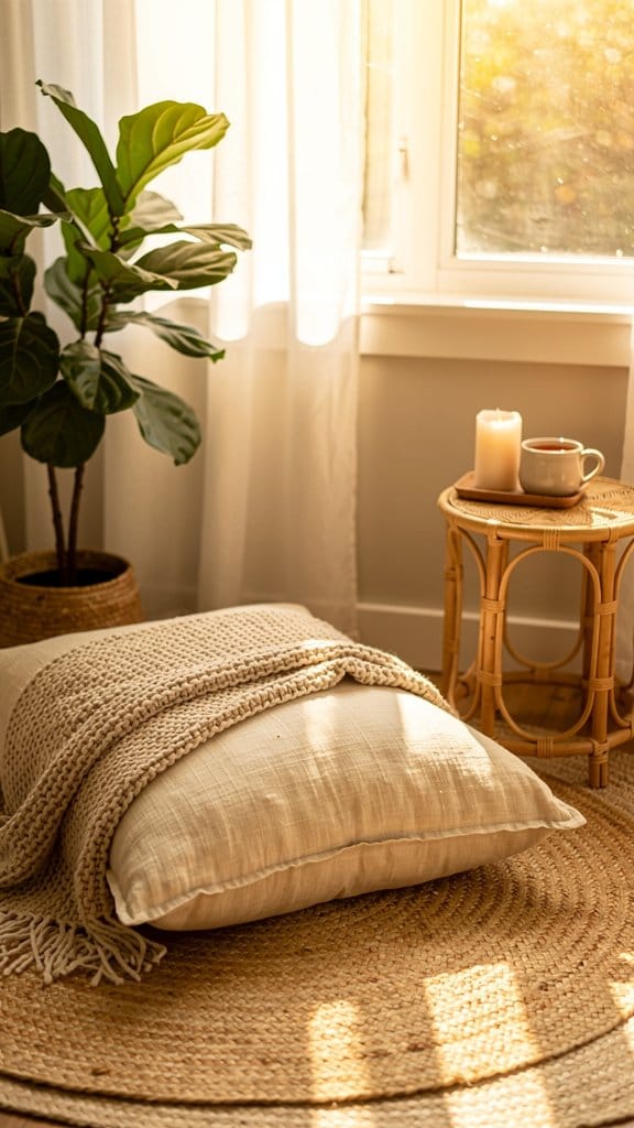 Create a Mini Meditation or Reading Corner