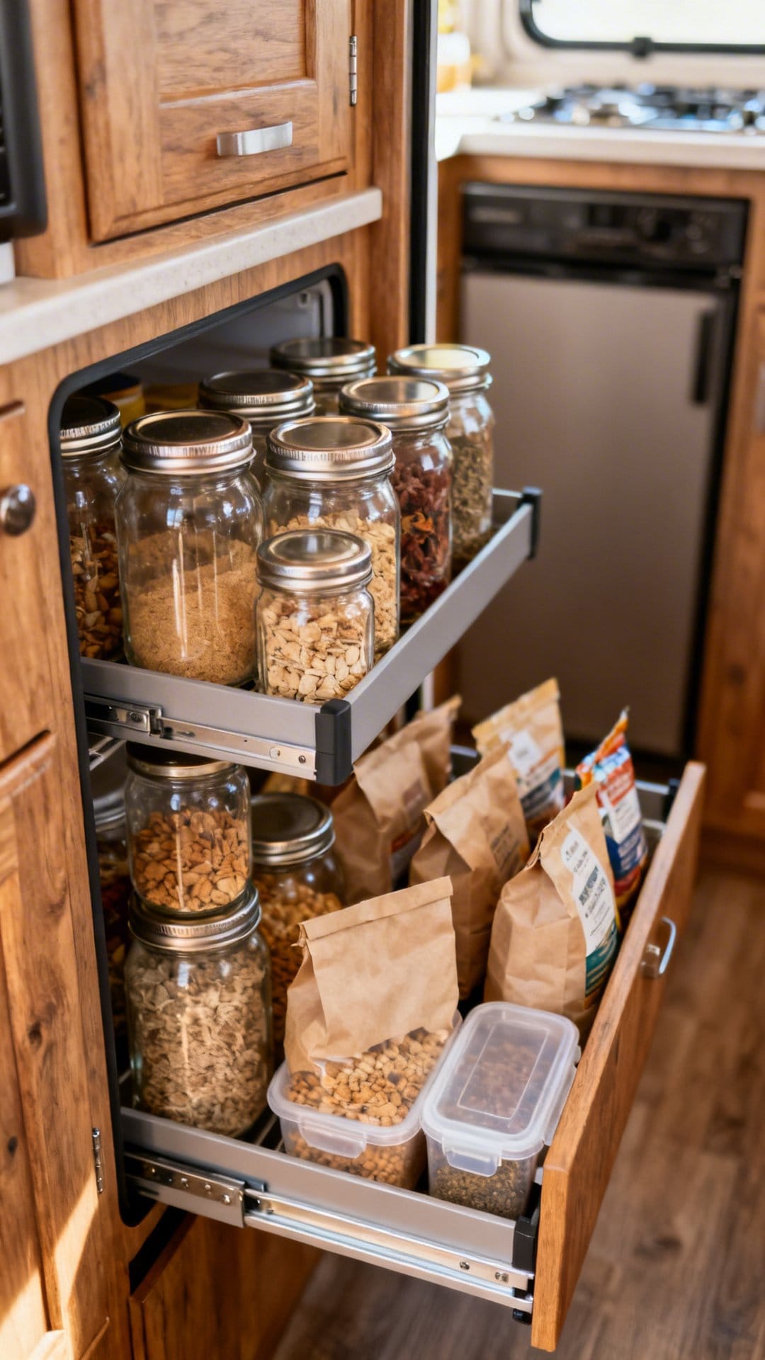Create a Slide-Out Pantry