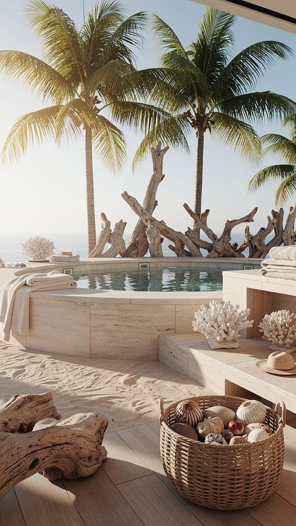 Driftwood & Coral Charm