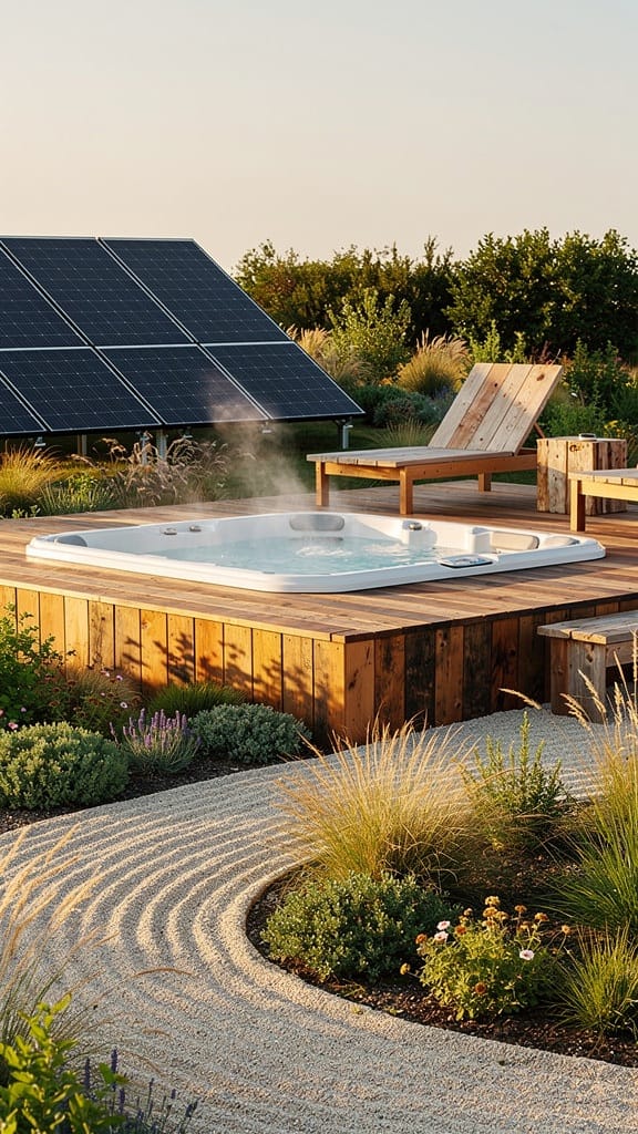 Eco-Friendly Solar Spa