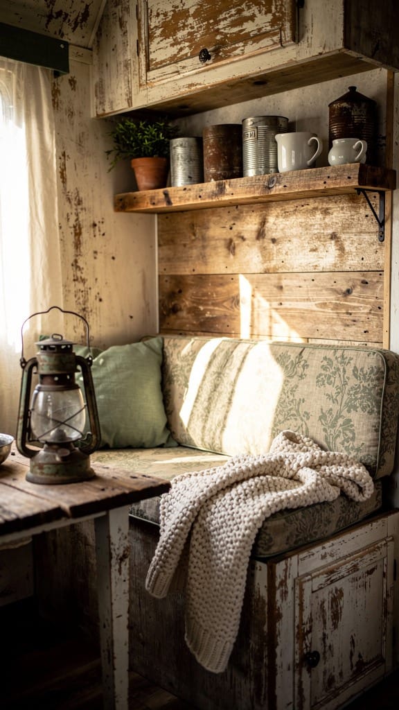 Embrace Vintage or Rustic Textures