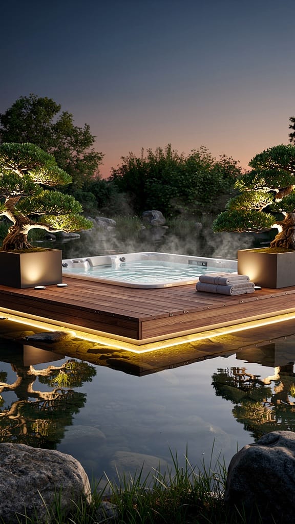 Floating Deck Jacuzzi