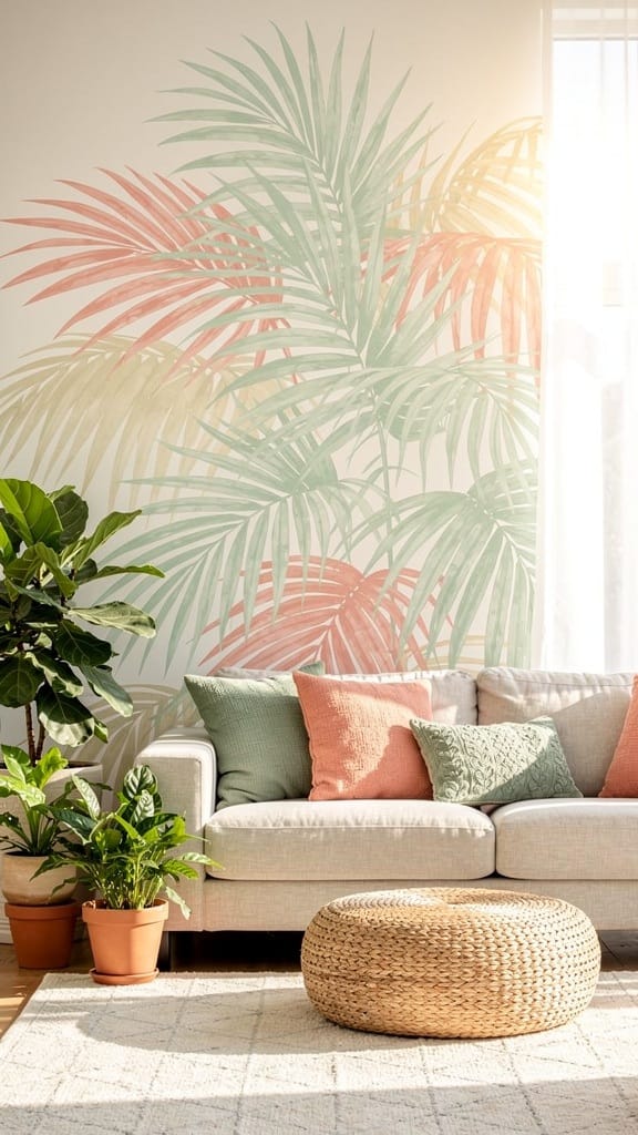 Hand-Painted Wall Mural