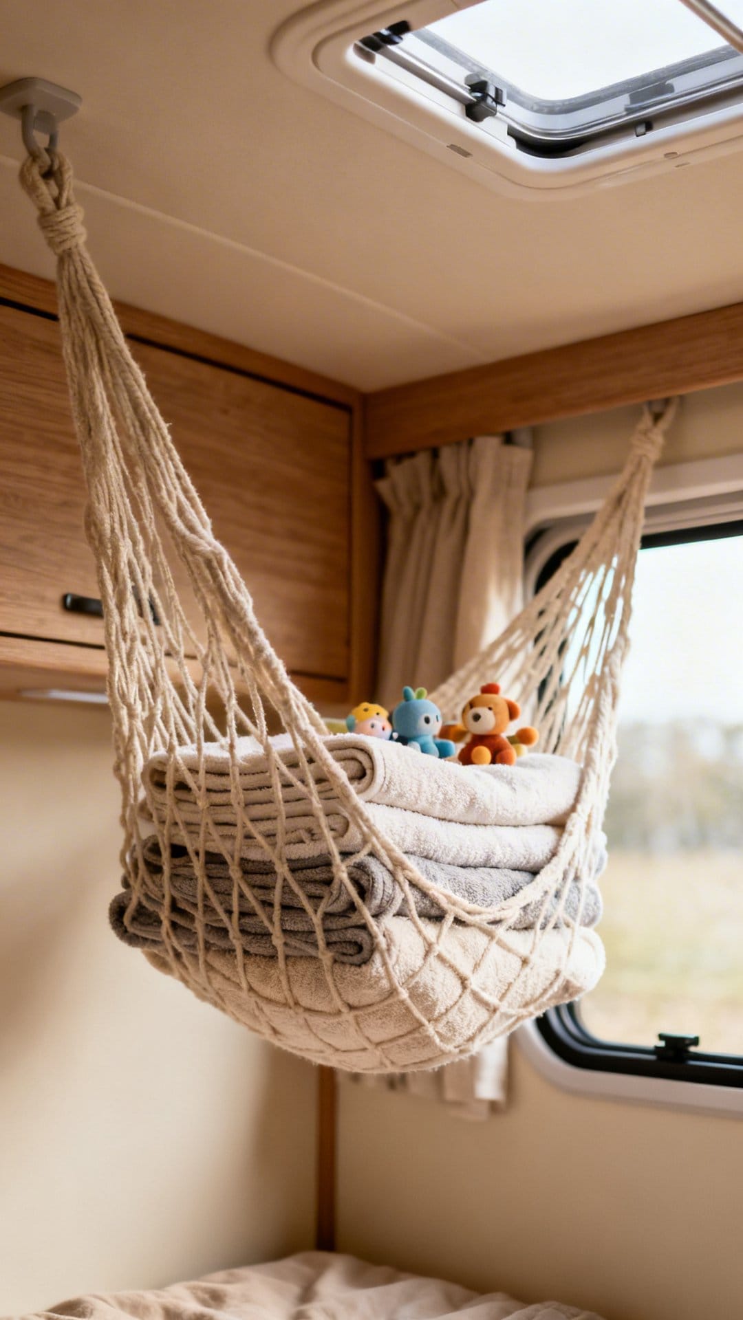 Hang Nets in Upper Corners