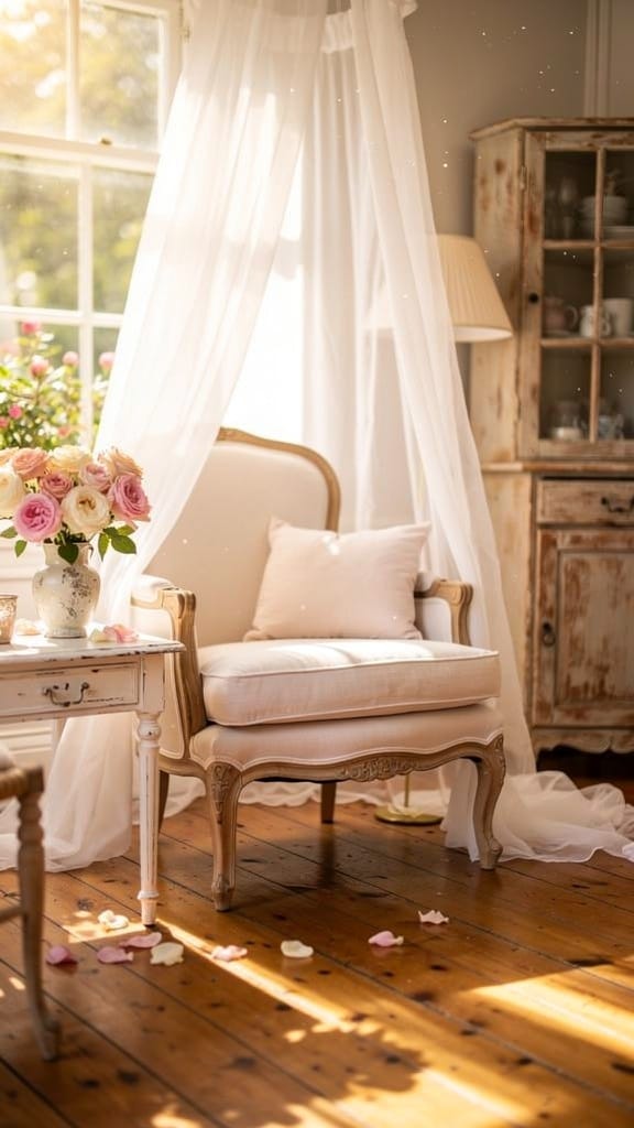 Hang Sheer Canopy Drapes or Mosquito Nets