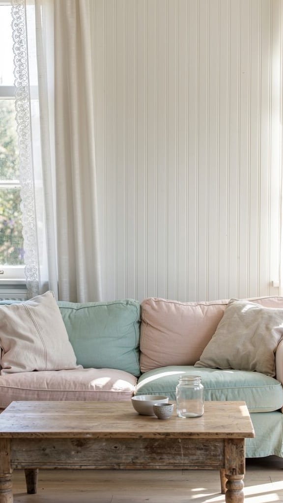 Hang a Beadboard Accent Wall