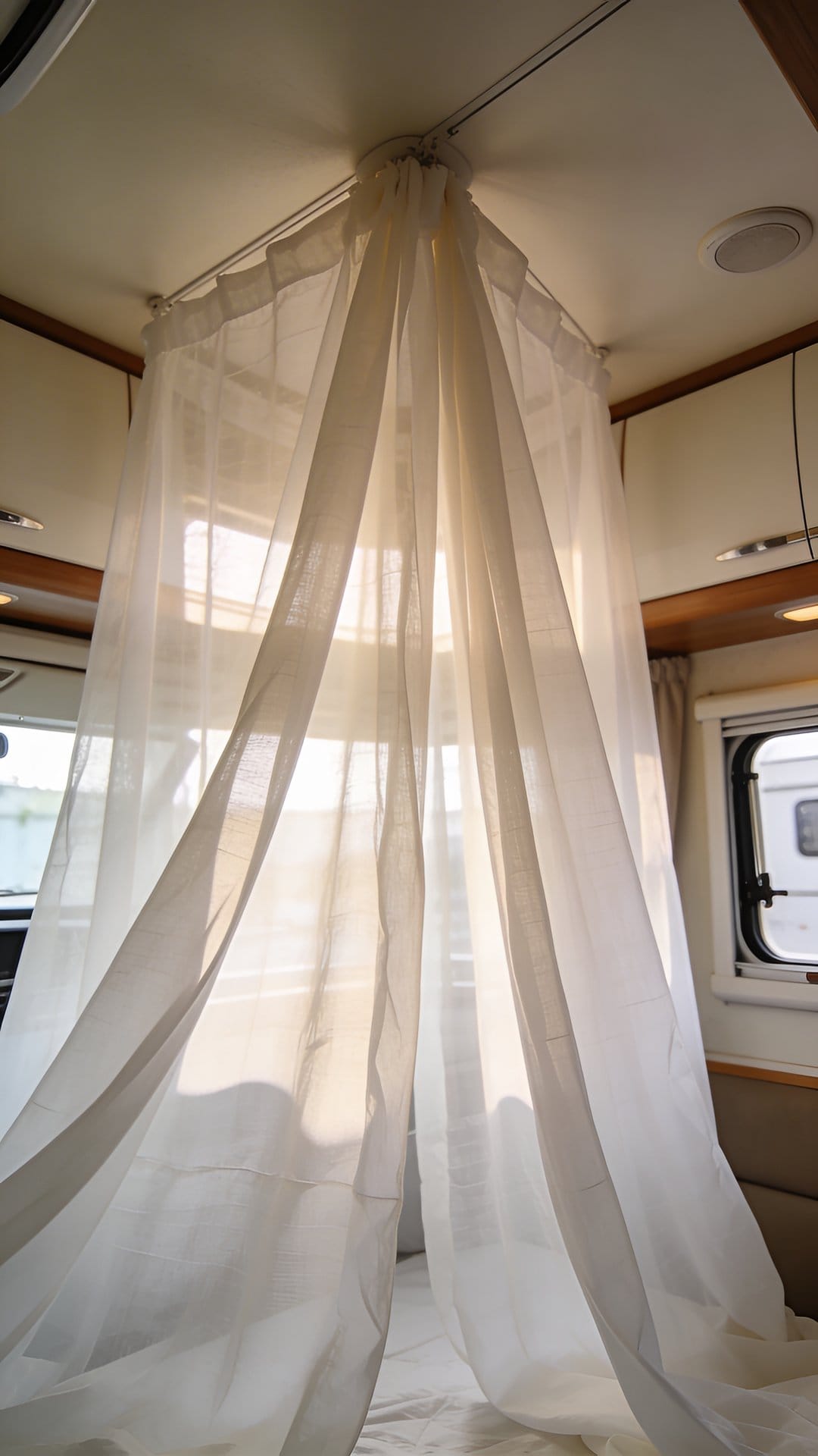 Hang a Canopy or Fabric Ceiling Panels