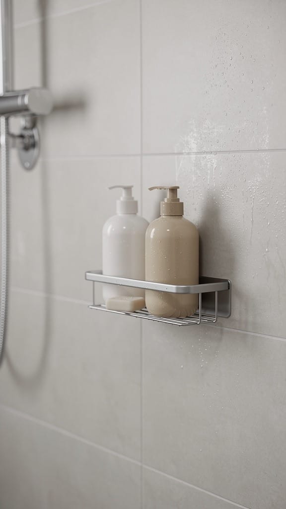Hang a Shower Caddy with Suction Cups