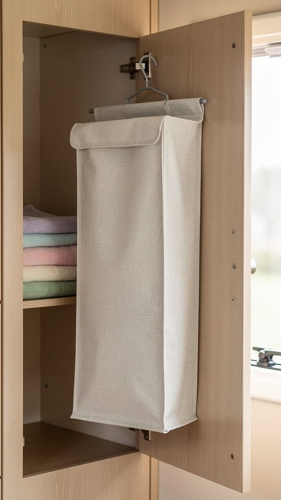 Hang a Vertical Laundry Bag