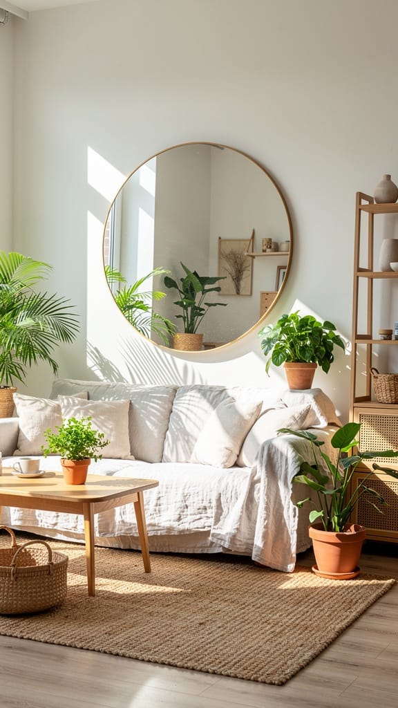 Highlight Natural Light With Mirrors