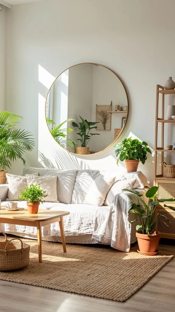 Highlight Natural Light With Mirrors